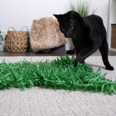 Two Meadow Mayhem mats folded for storage, showing easy setup and space-saving design