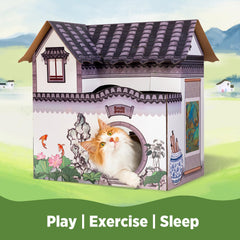 Smile Paws flat-pack assembly cat bed for easy setup and quick enjoyment.