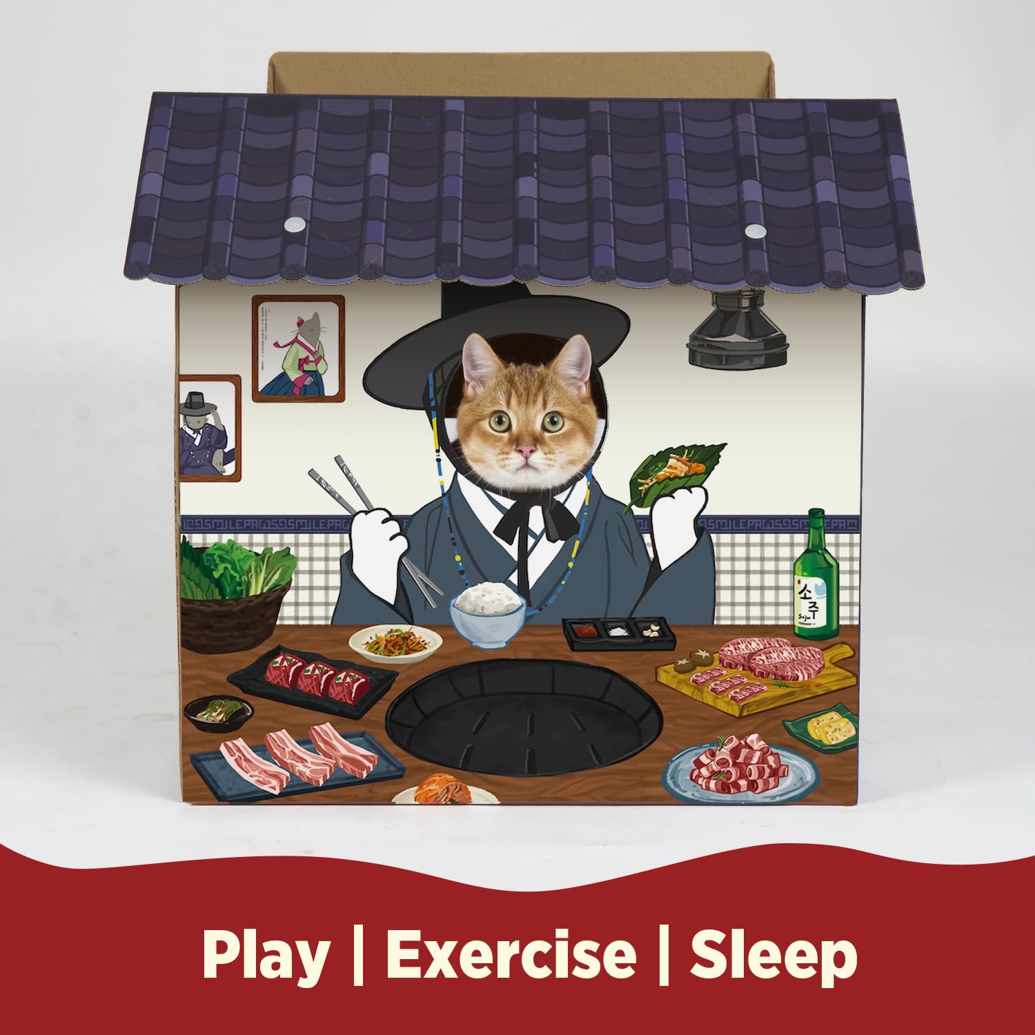 Smile Paws easy-assembly flat-pack makes setup quick and enjoyable for busy owners.