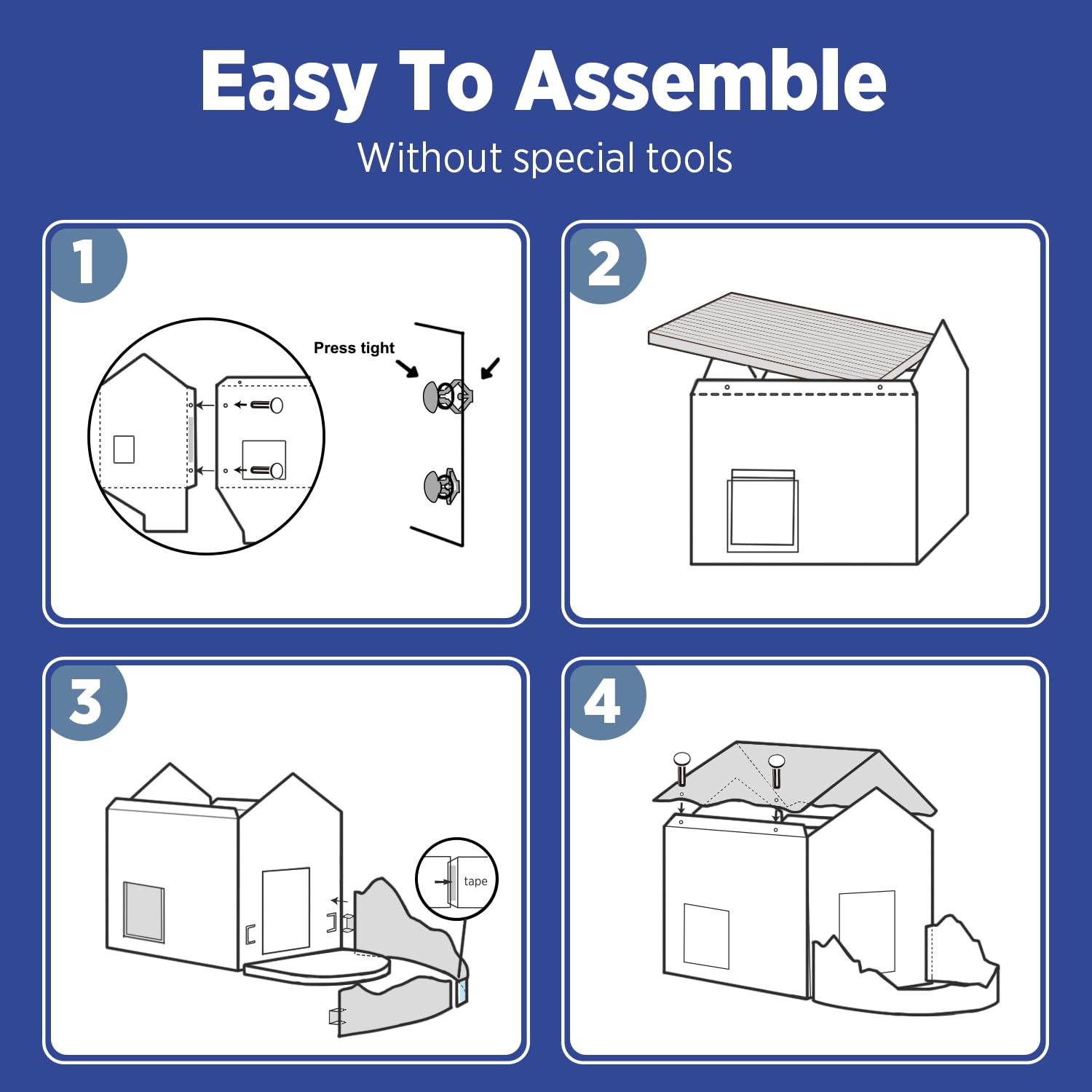 SMILE PAWS scratch-play zone features built-in scratching and exploration for curious indoor cats.