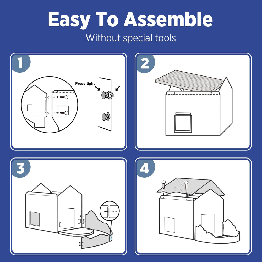 SMILE PAWS scratch-play zone features built-in scratching and exploration for curious indoor cats.