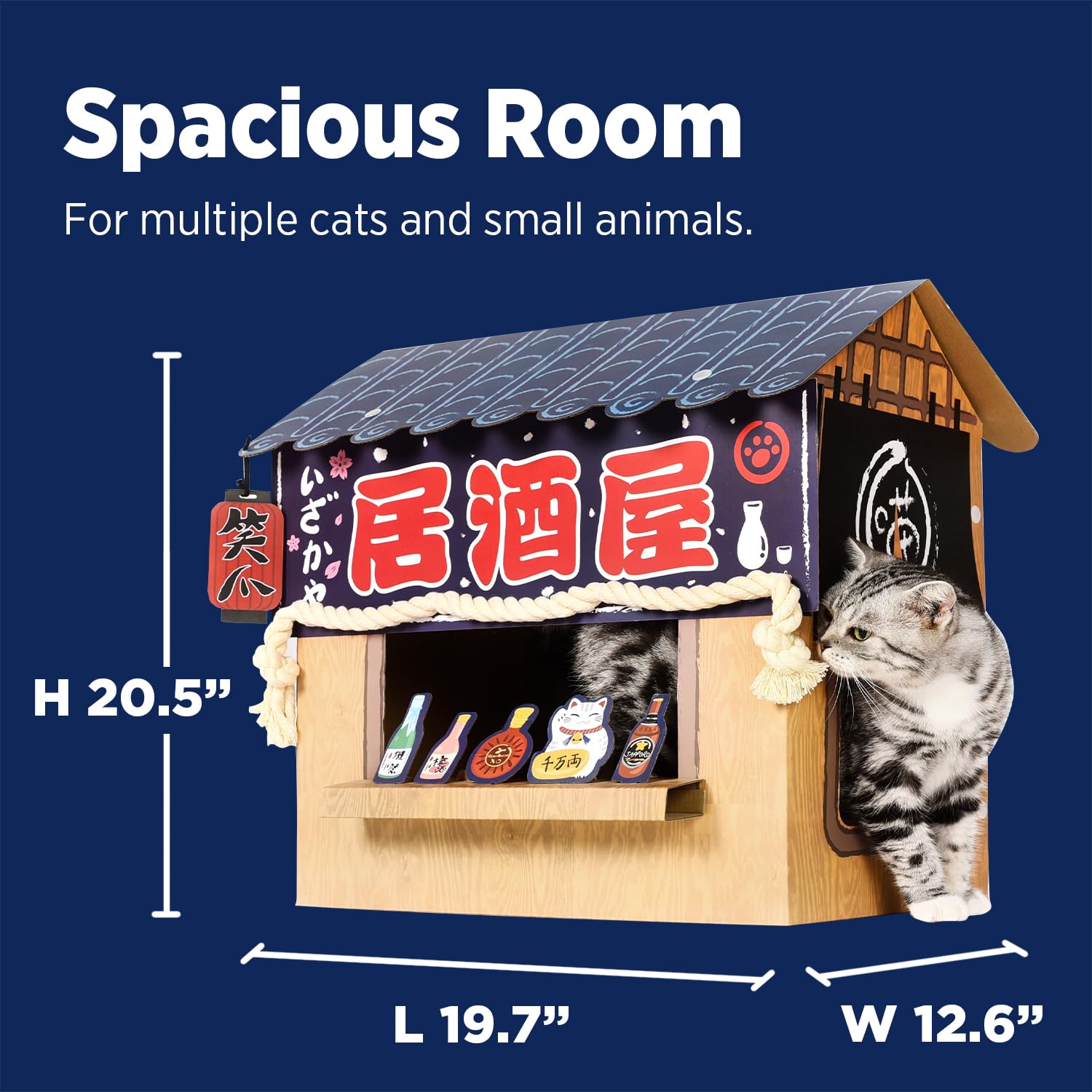Smile Paws scratchers tower highlights built-in scratching and interactive fun