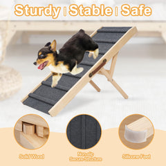 Smilebaby large dog pet ramp bed access enabling easy climbs.