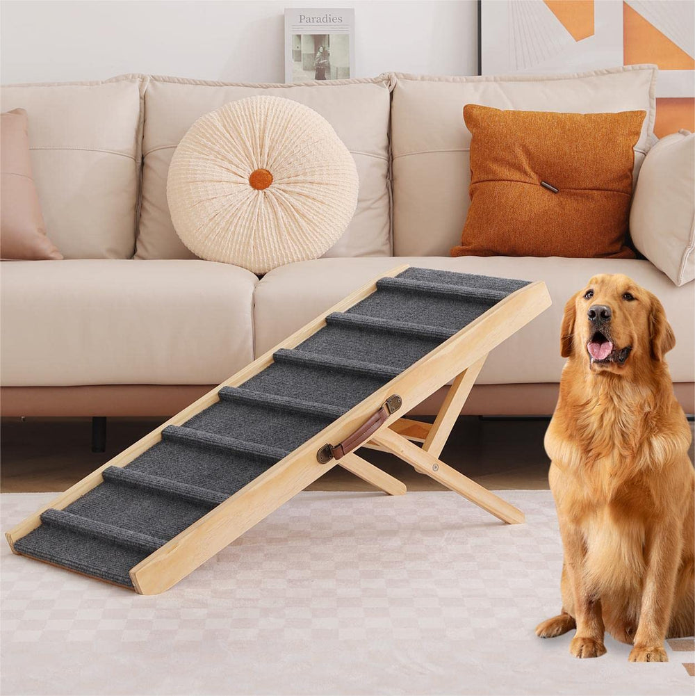 Smilebaby large dog pet ramp folded dimensions for compact storage.