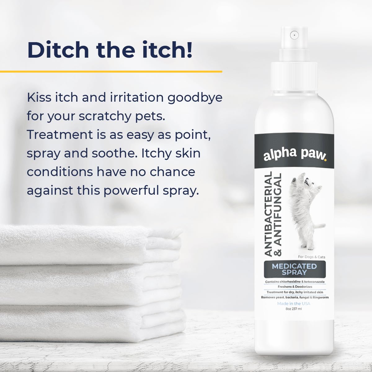 Smiling Paws Pets Advanced Spray supports multi-pet homes with a single product.