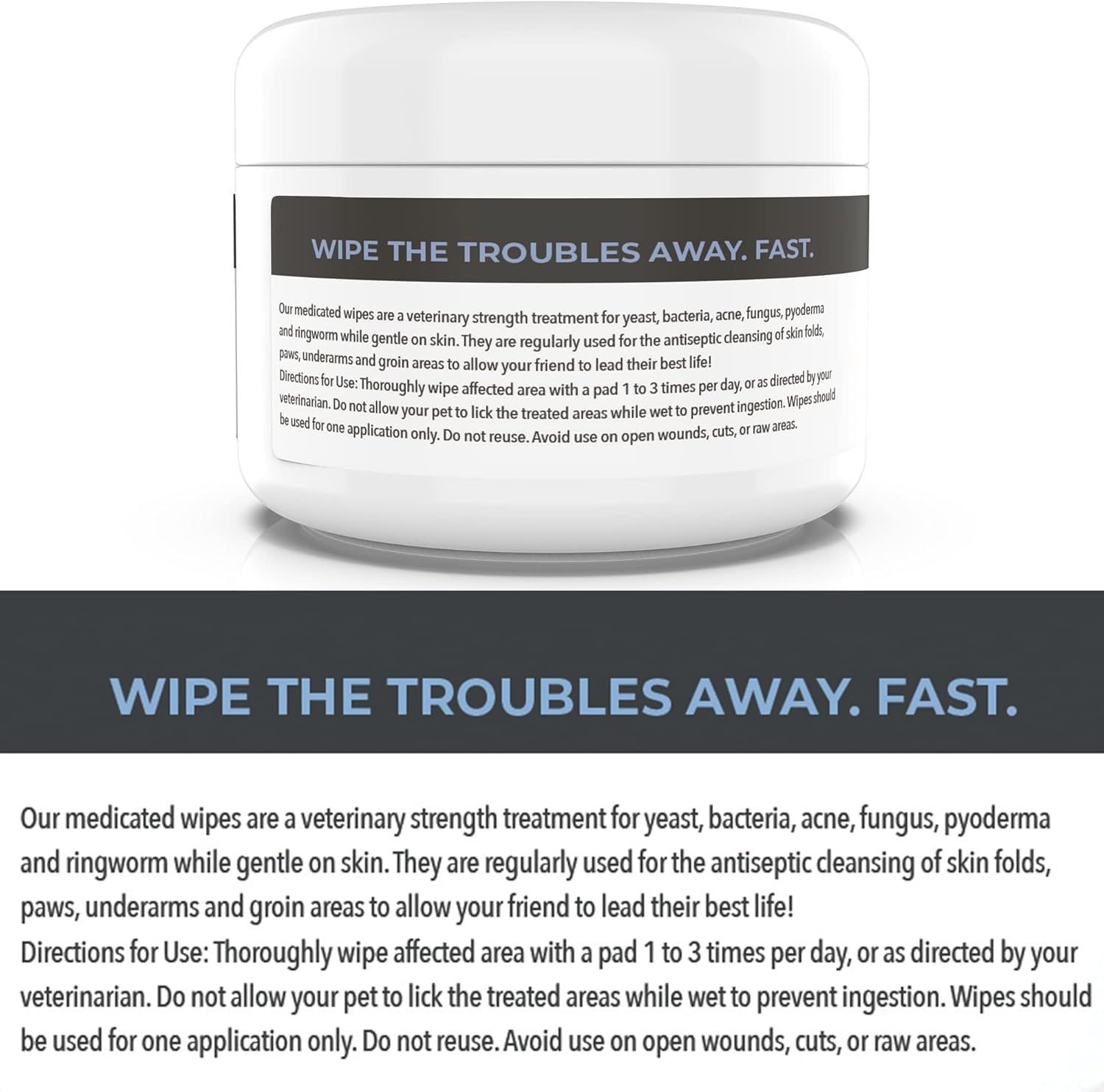 Smiling Paws Pets soothing ingredients provide comfort during application