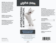Smiling Paws Pets medicated grooming kit brush ready to soothe irritated skin.