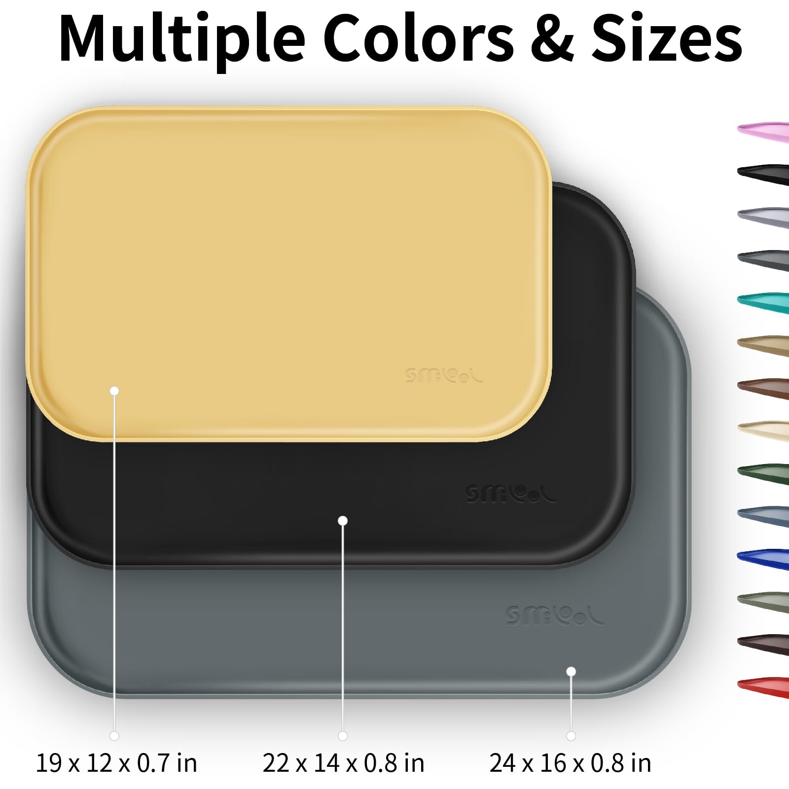 SMILOOL dishwasher-safe mat easy to wipe clean after meals
