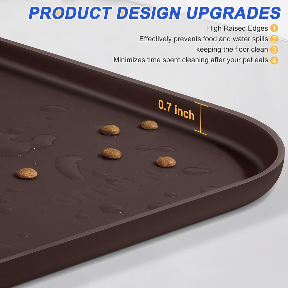 SMILOOL easy-clean silicone mat wipes clean after meals