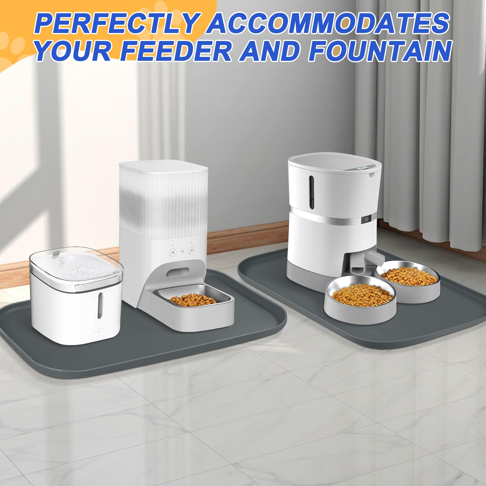 SMILOOL dishwasher-safe mat is simple to sanitize after meals.