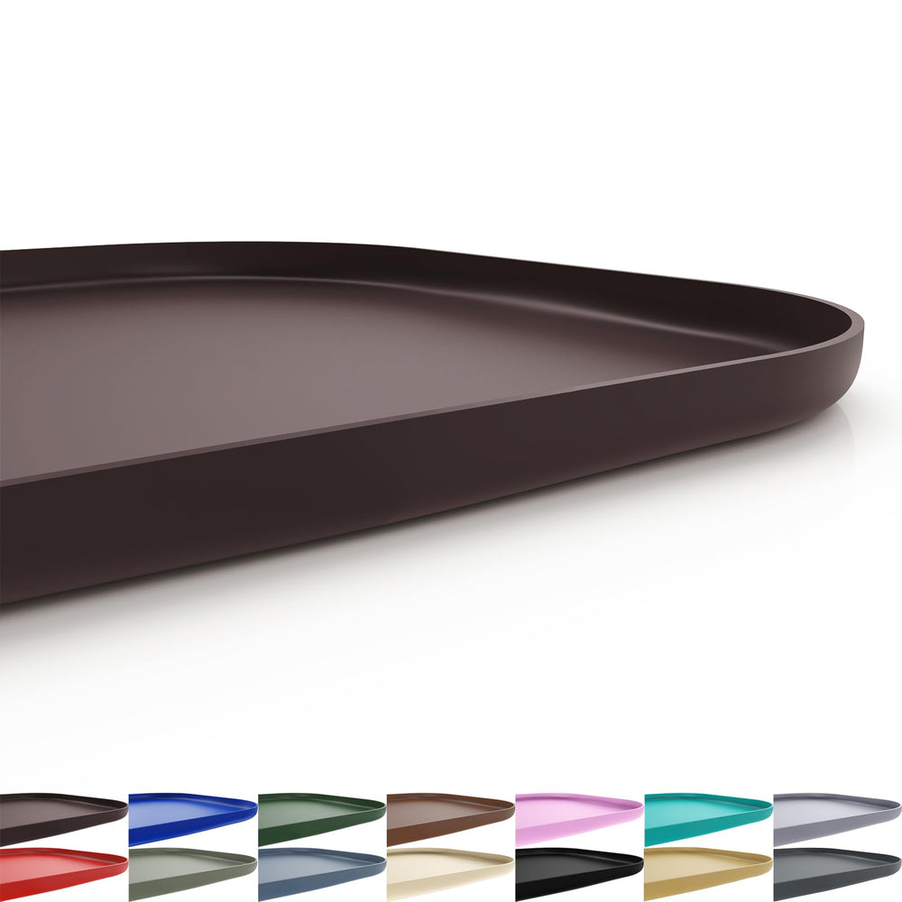 SMILOOL silicone pet feeding mat with raised edge prevents spills during meals