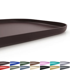 SMILOOL silicone pet feeding mat with raised edge prevents spills during meals