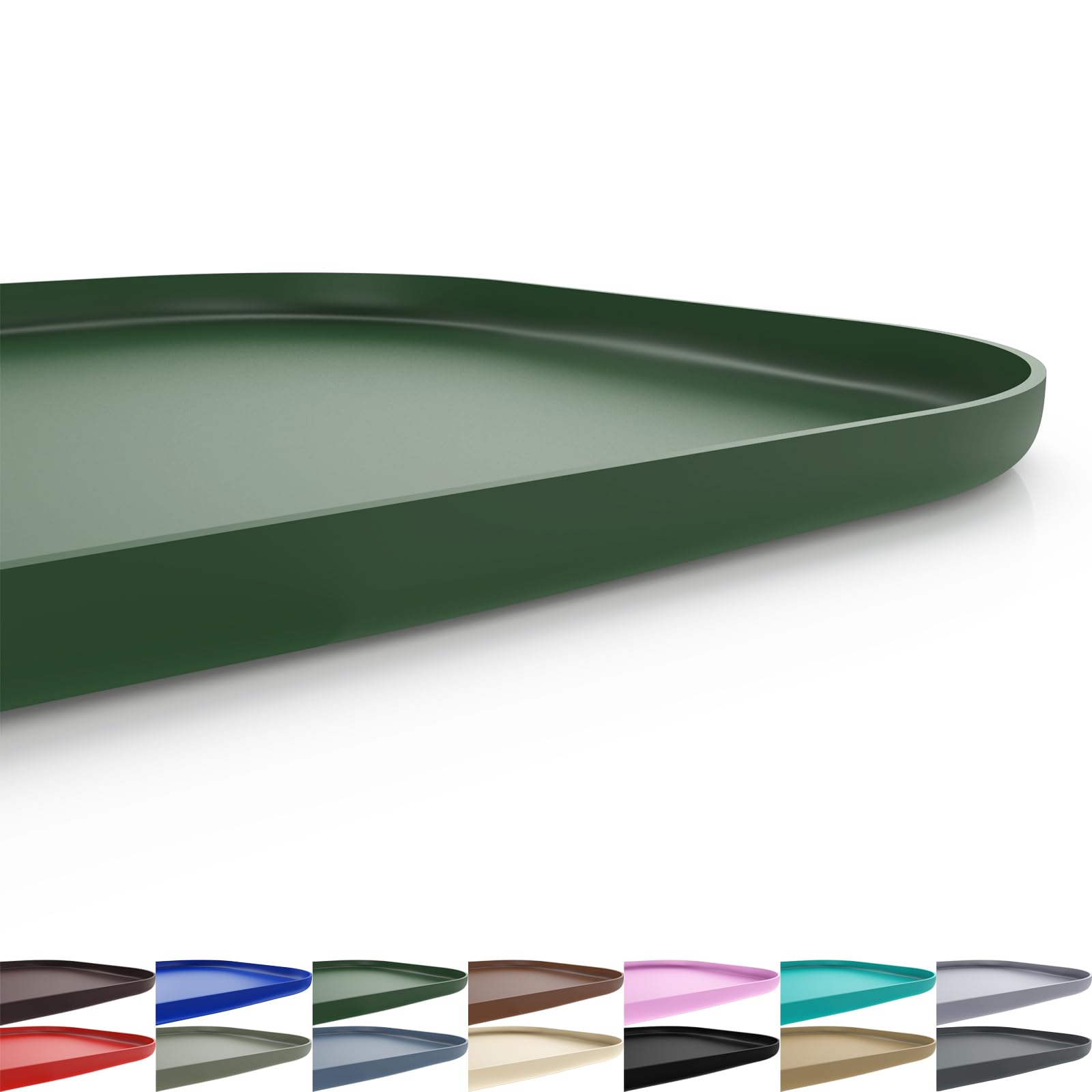 SMILOOL silicone pet feeding mat raised-edge closeup for spill containment during meals