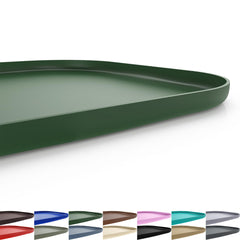 SMILOOL silicone pet feeding mat raised-edge closeup for spill containment during meals