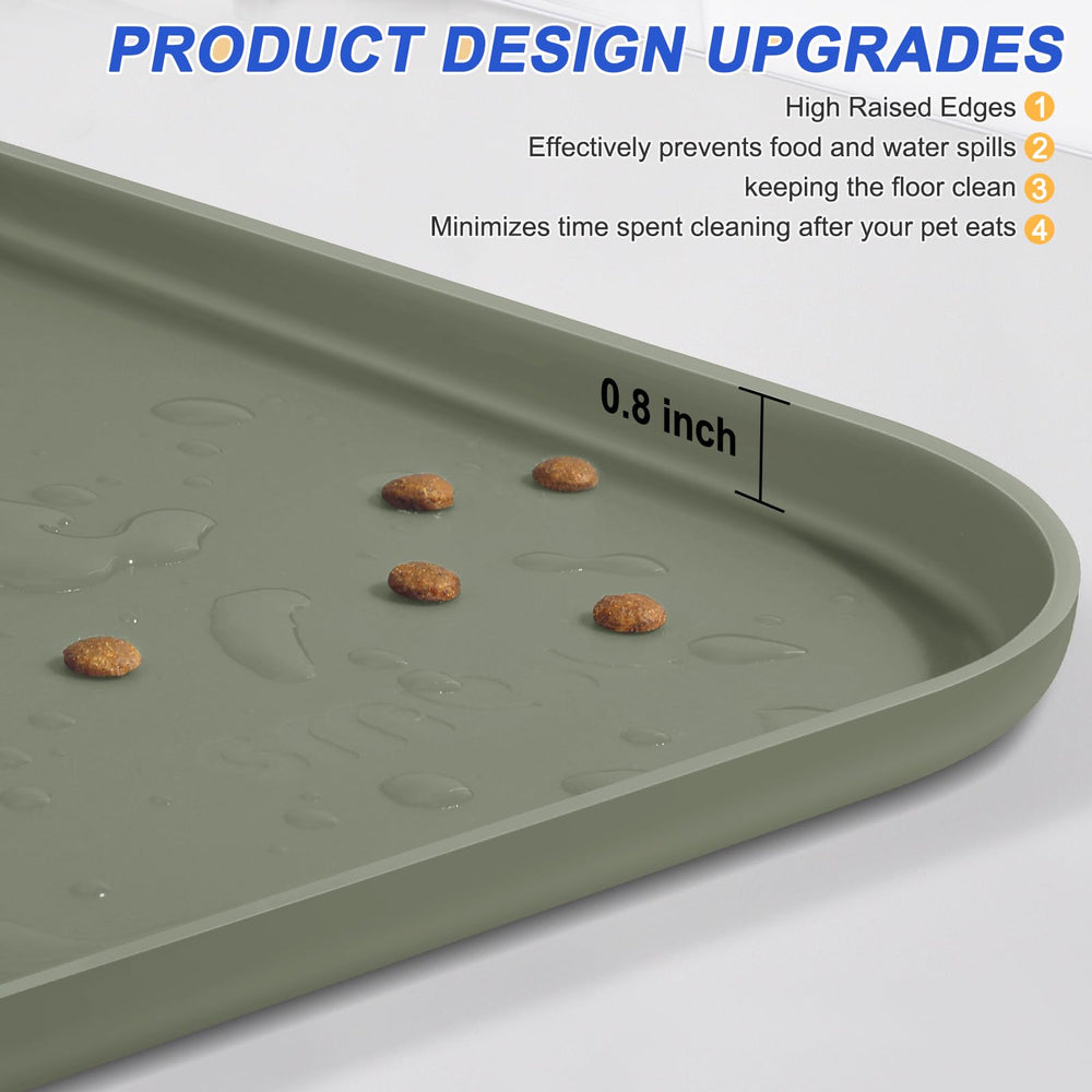 SMILOOL silicone mat with waterproof surface protects floors from water splashes