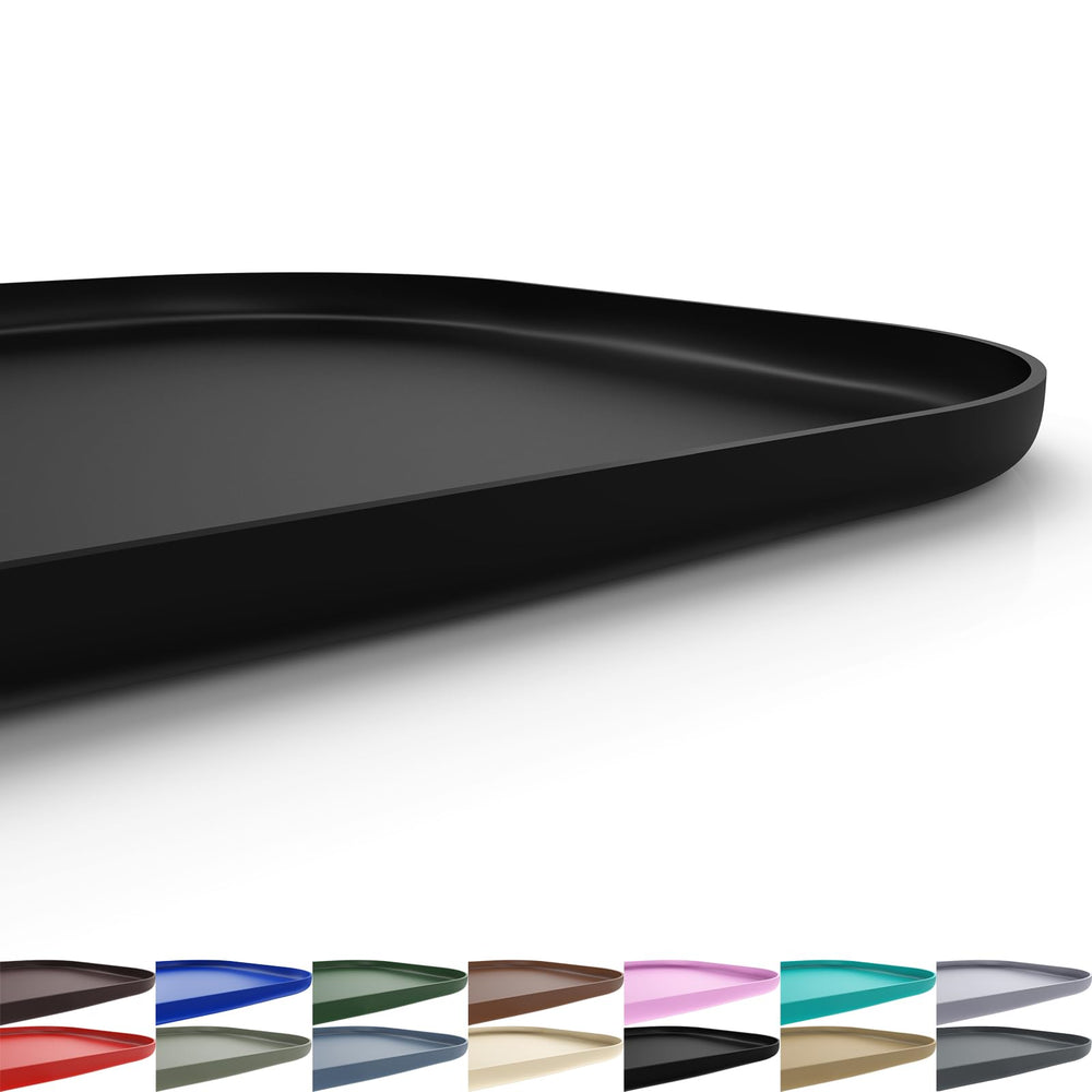 SMILOOL silicone pet feeding mat with raised edge helps keep meals contained.