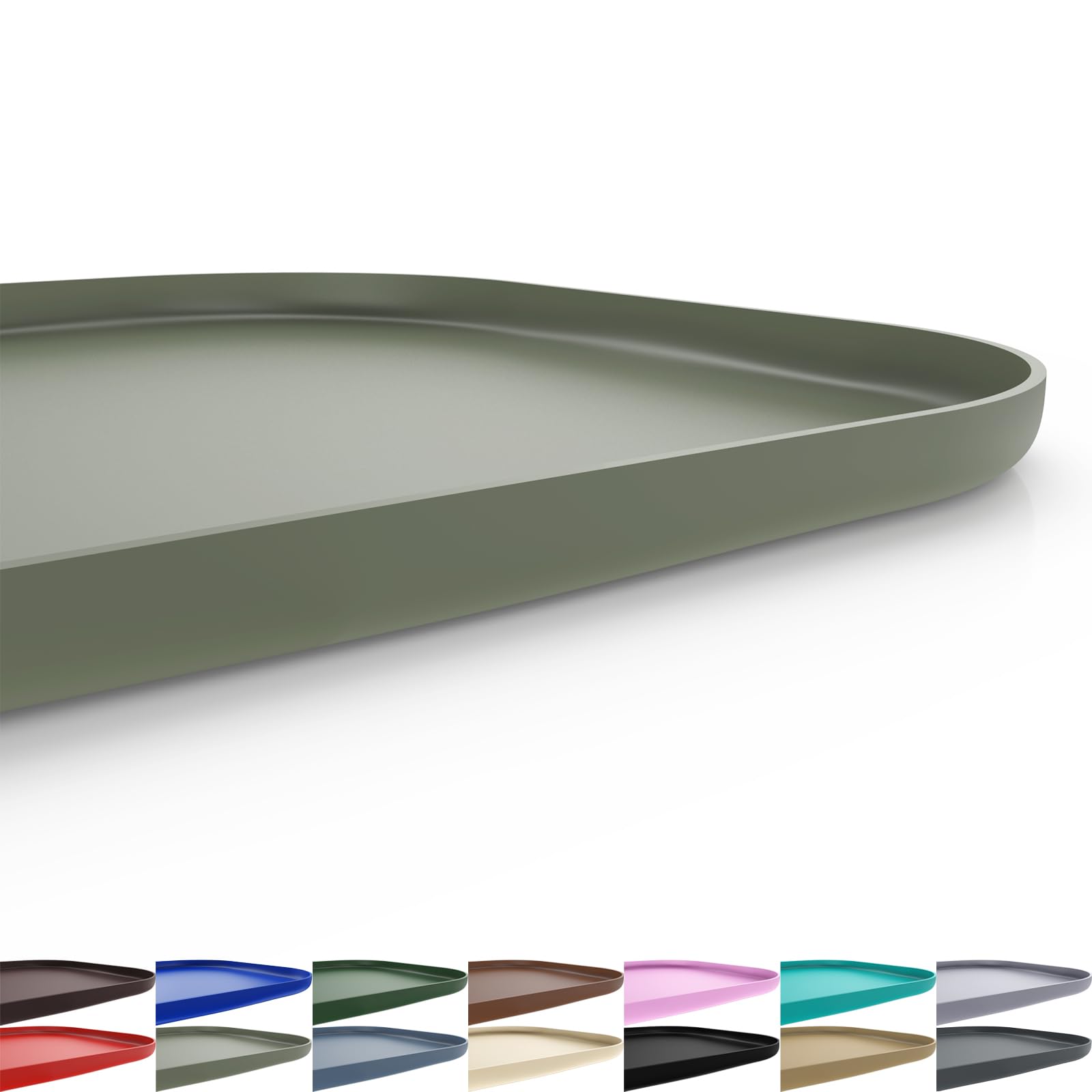 SMILOOL silicone pet feeding mat with raised edge keeps spills contained during meals