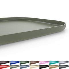 SMILOOL silicone pet feeding mat with raised edge keeps spills contained during meals