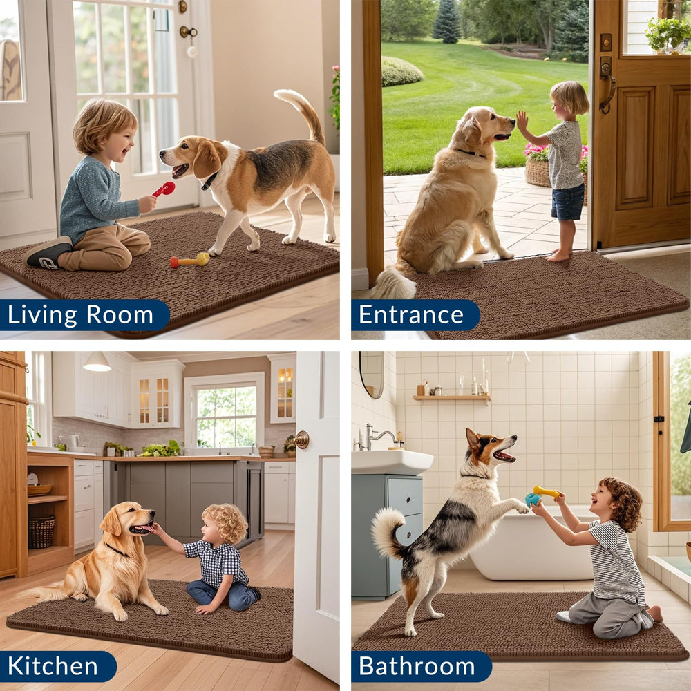 Smiry dog door mat for garages and lobbies, durable surface