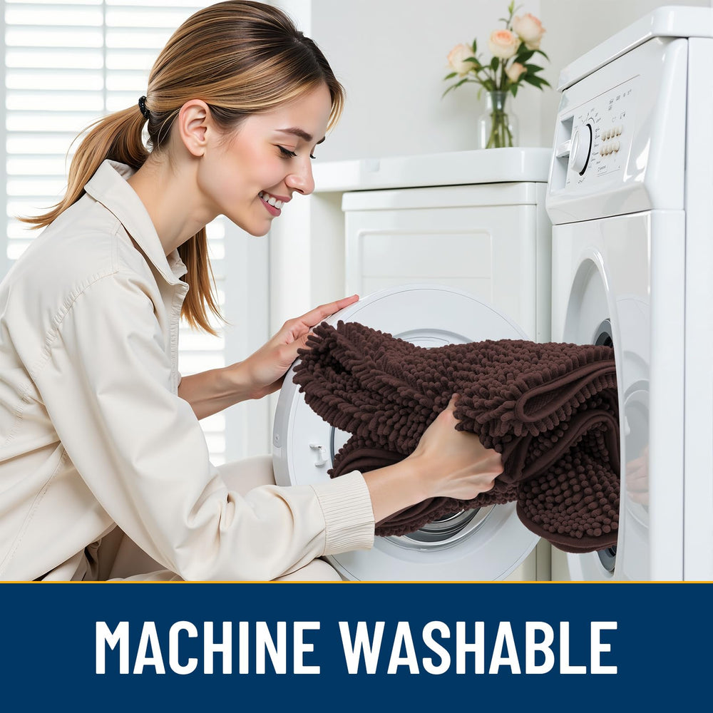 Smiry Dog Door Mat for entryway-use-front-door provides practical mud control at thresholds