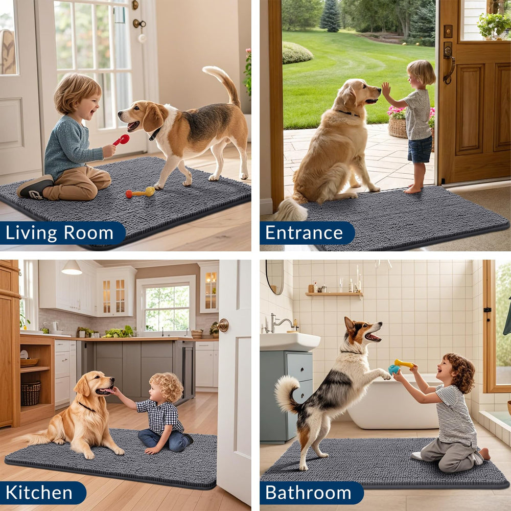 Smiry dog door mat indoor entrance use for cozy entryways