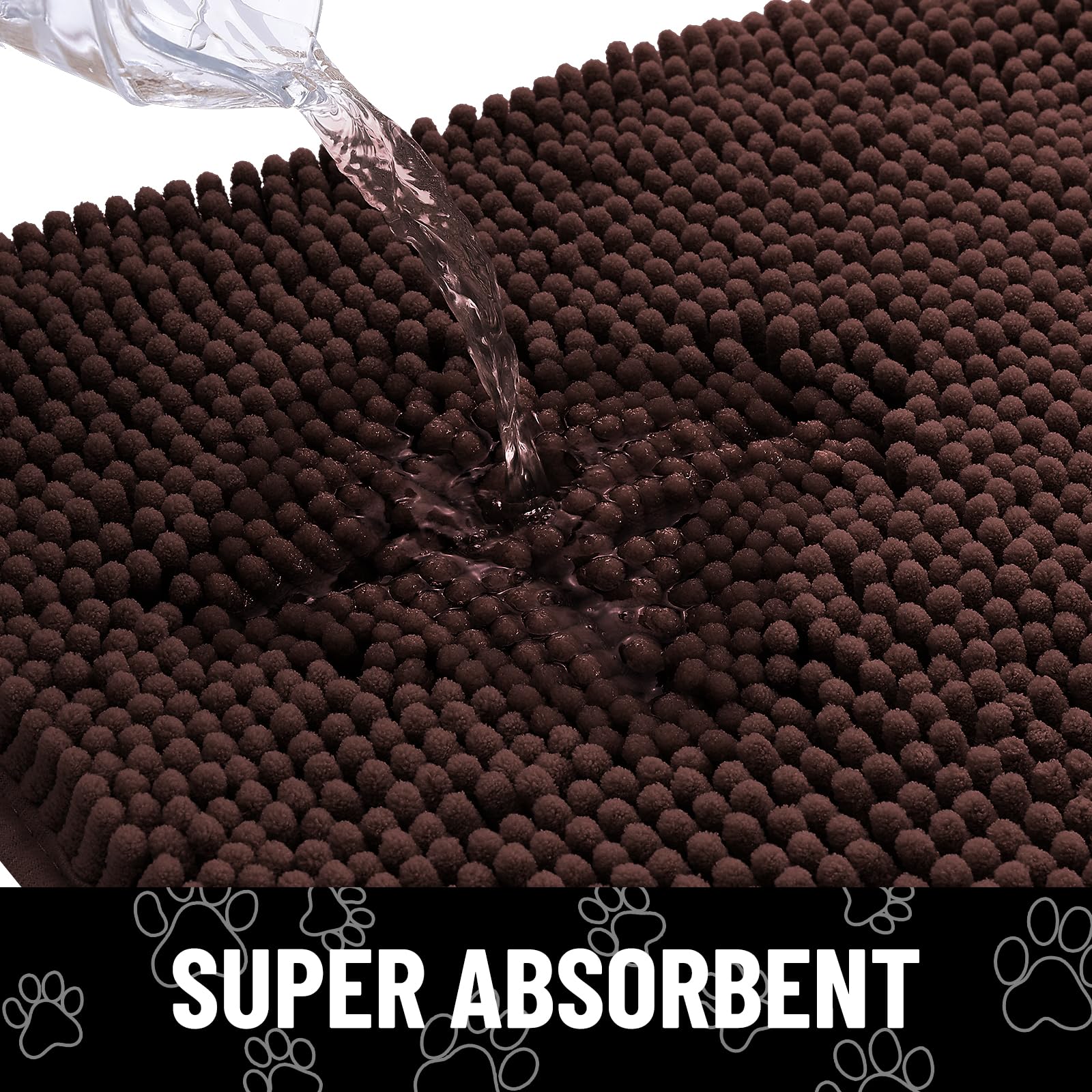 Smiry door mat low-profile design fits under doors without snagging.