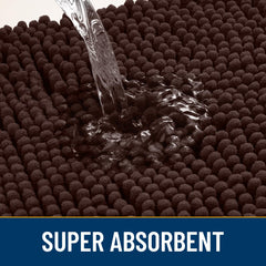 Smiry Dog Door Mat low-profile-design fits under doors while trapping dirt