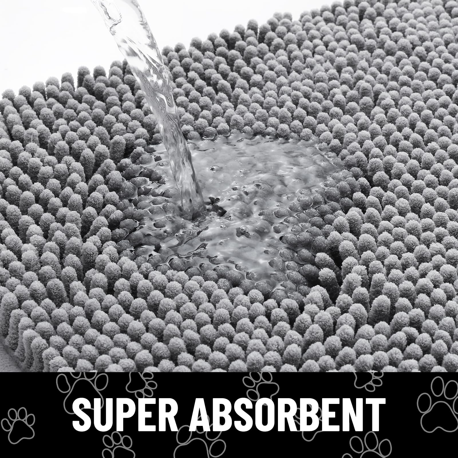 Smiry door mat low-profile-design blends with doors while trapping dirt.