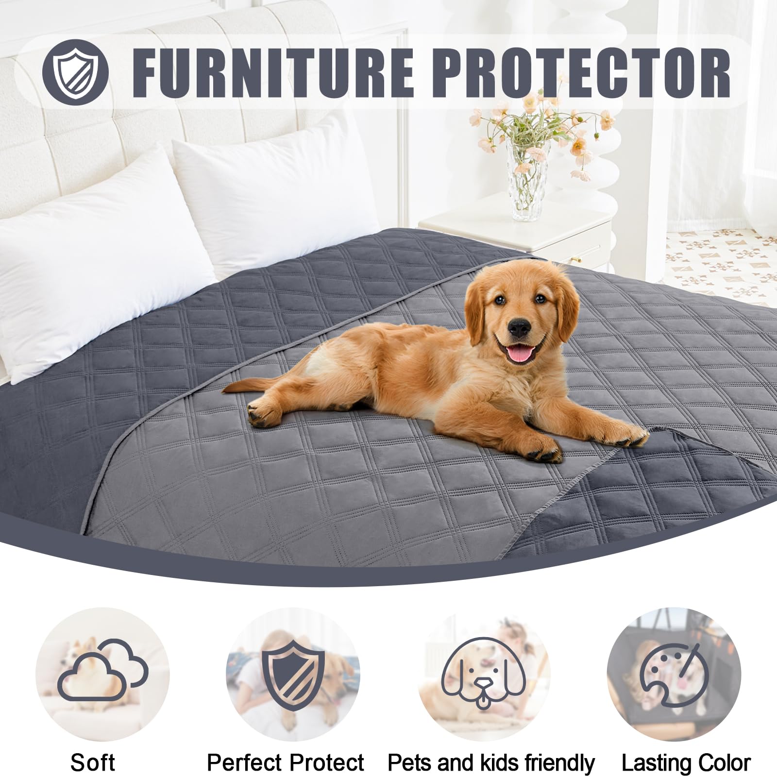 Smiry furniture protector for dogs guards sofas and lounge areas