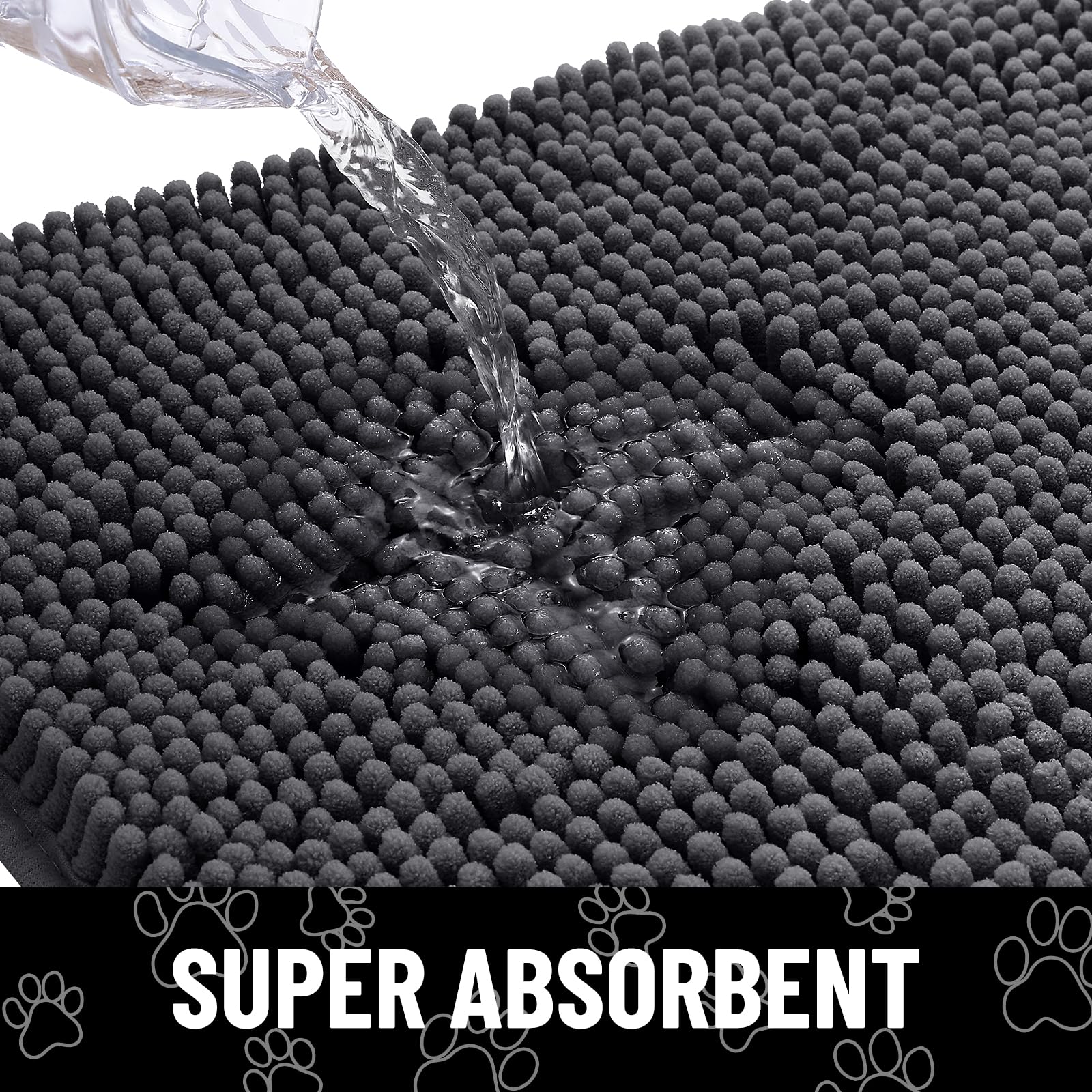 Smiry low-profile entry mat fits under doors without snagging.