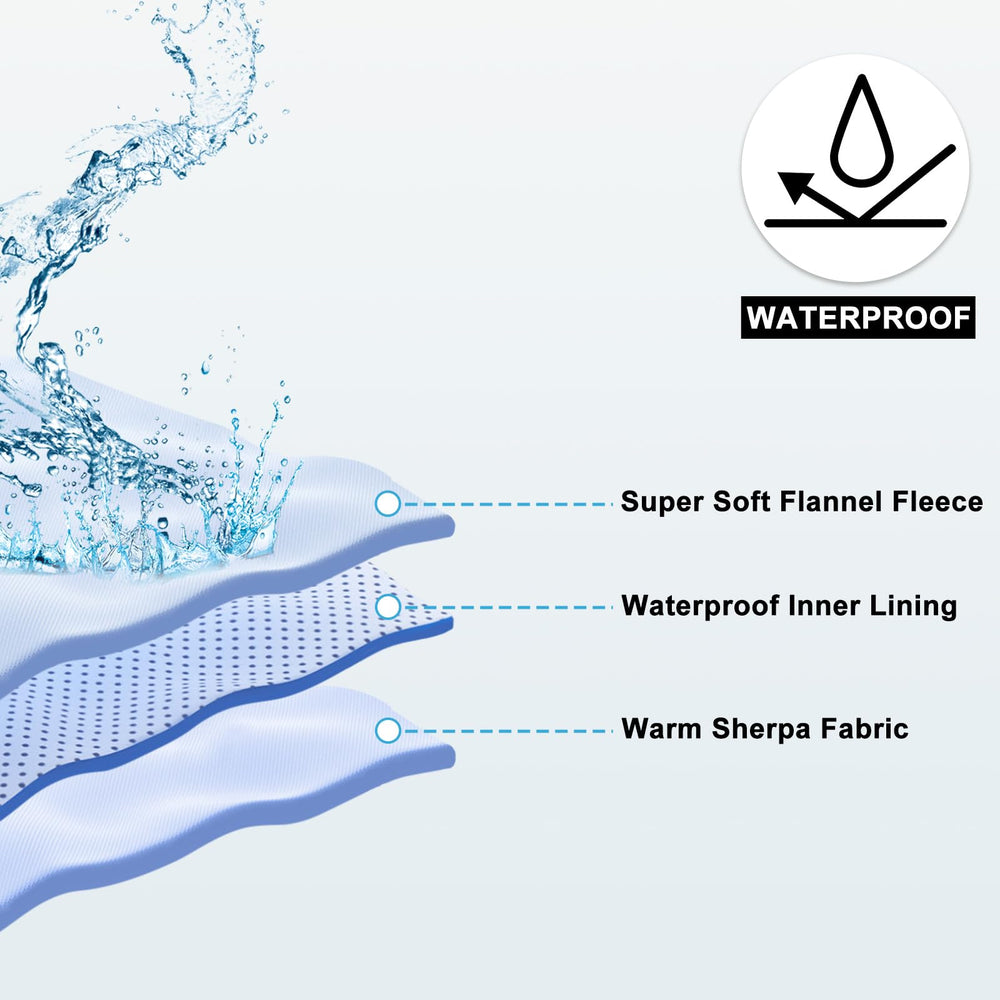 Smiry navy-blue 50x60 inch blanket complements home decor