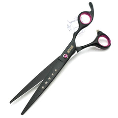 Smith King thinning scissors edge detail highlights even thinning for natural fur texture.