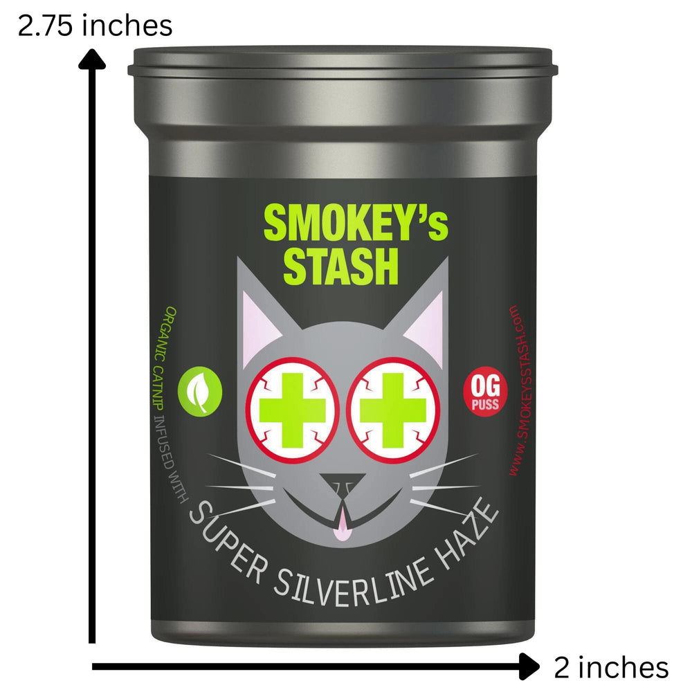 Smokey's Stash cat kicker toy usage shows easy enrichment and play