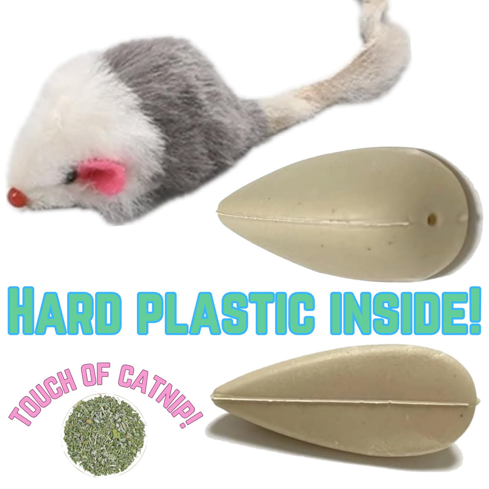 Smokey's Stash catnip-infused mice attract curious cats for hours of entertainment.