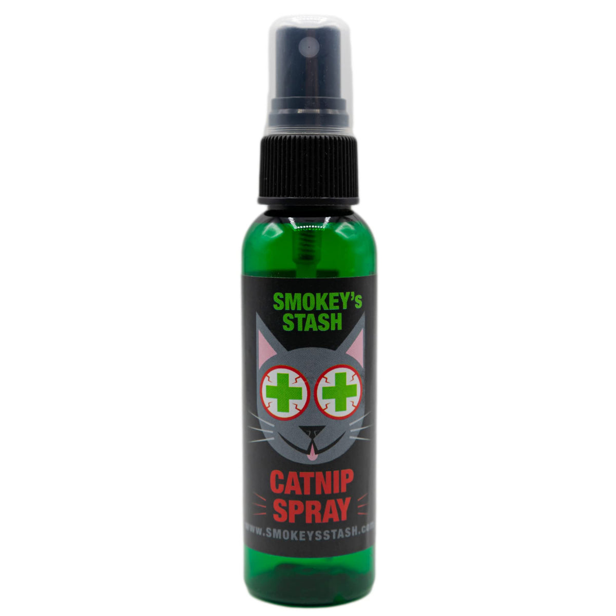 Smokey's Stash catnip spray bottle pour enhances quick play sessions and scent refresh