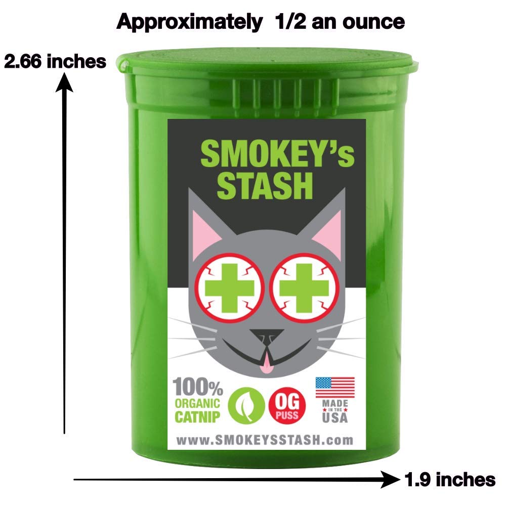 Smokey's Stash holiday stocking stuffer idea for cats.