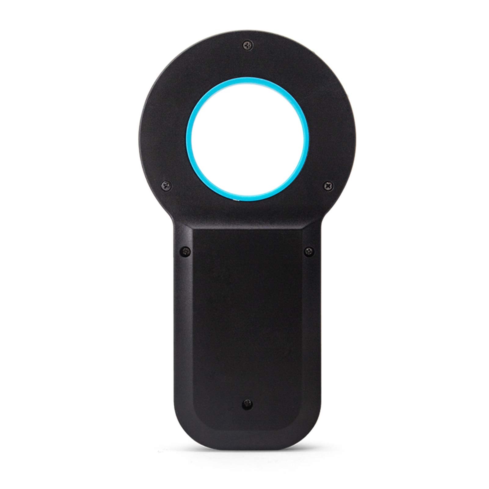 Smoostart Microchip Scanner packaging shows contents and quick-start guide