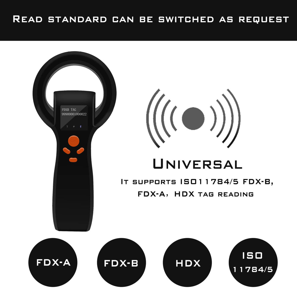 Smoostart universal pet microchip scanner compact design fits busy clinics.