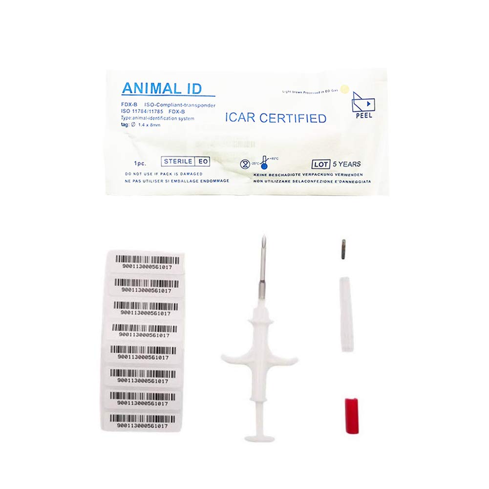 Smoostart writable data microchip ready for updating pet records.