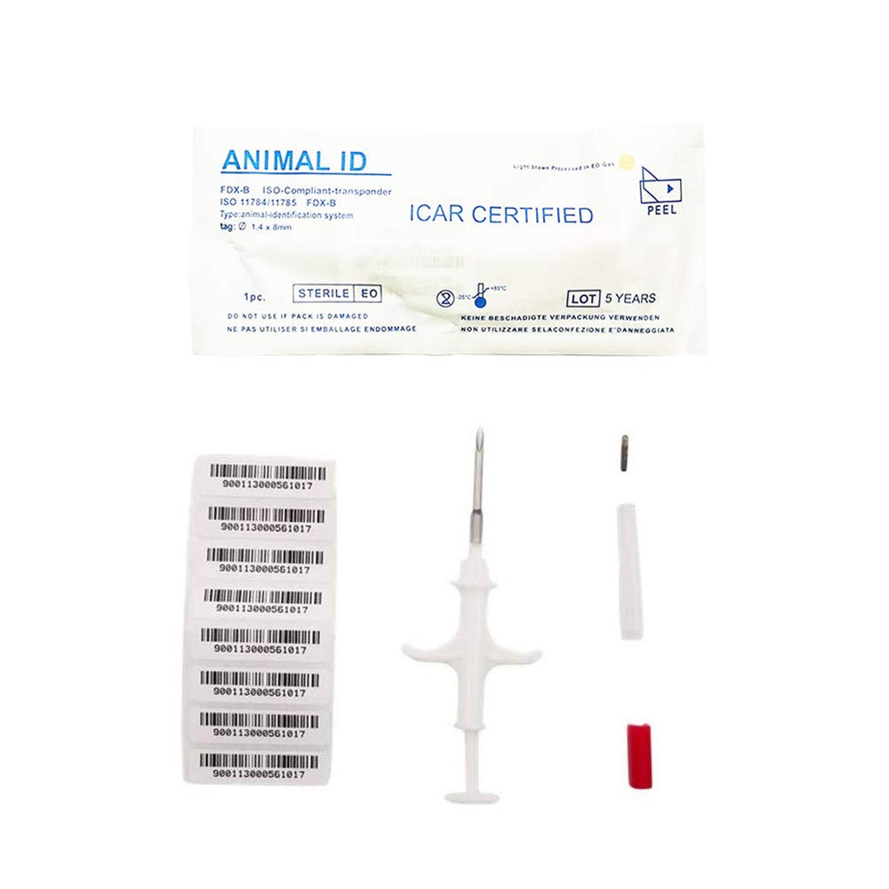 Smoostart writable data microchip ready for updating pet records.
