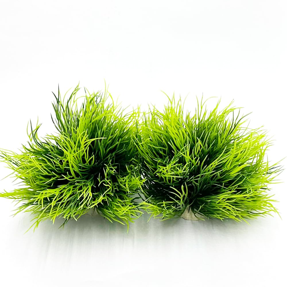 Smoothedo-Pets two-piece green ornament pack for tank accents