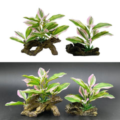 Smoothedo-Pets artificial driftwood ornament provides natural-looking structure for enrichment.