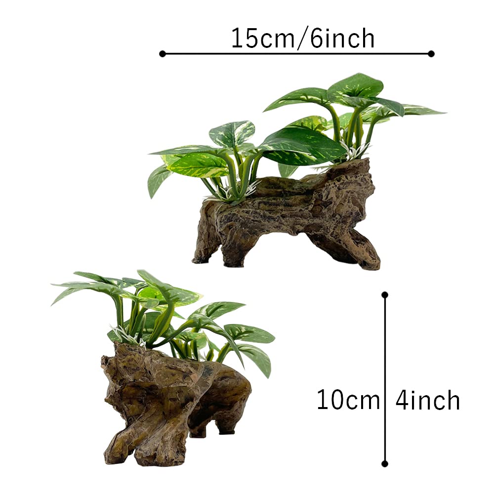 Smoothedo-Pets artificial stone rockery enhances tank scenery with texture.