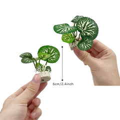 Smoothedo-Pets Betta leaf pad hammock close-up emphasizes vivid color and tactile interest