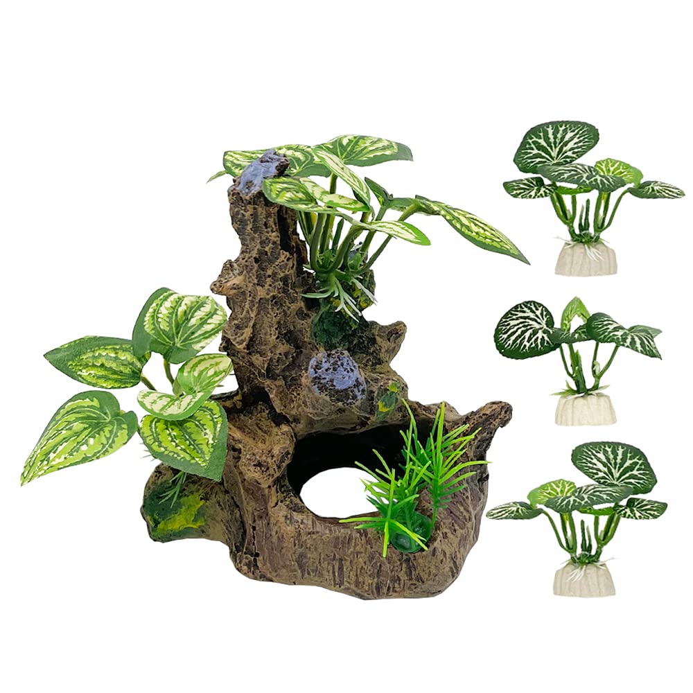 Smoothedo-Pets Betta leaf pad hammock front view offers a cozy hiding spot for Bettas