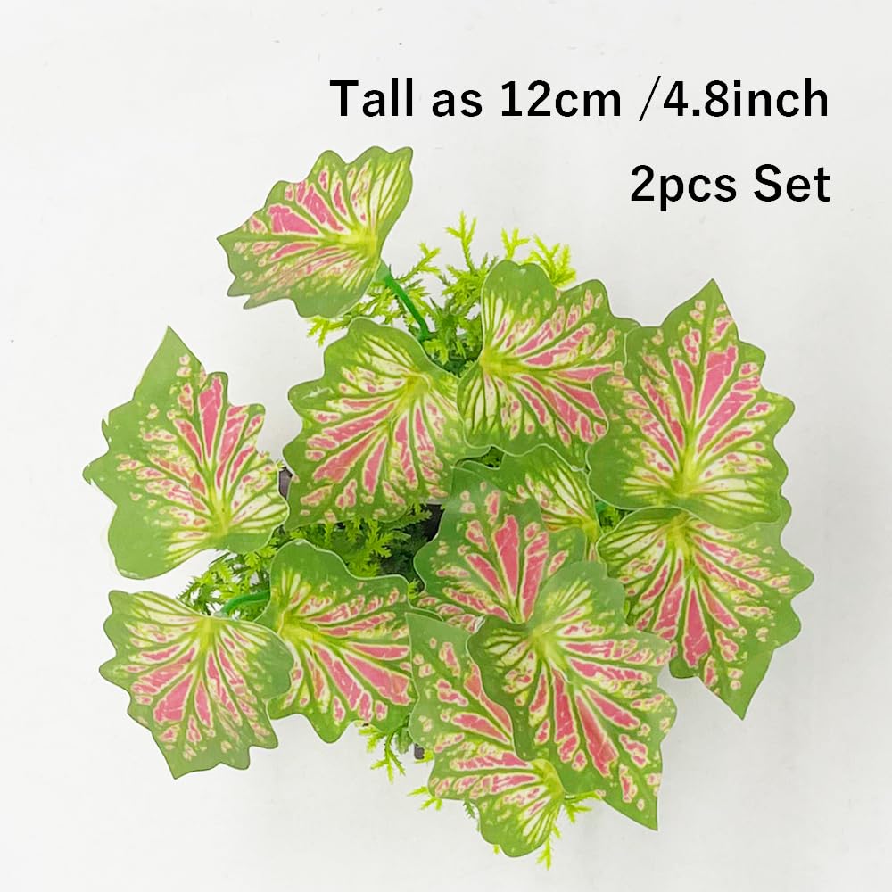 Smoothedo-Pets Rainforest Leafs Pink Small Set lightweight decoration easy to place.