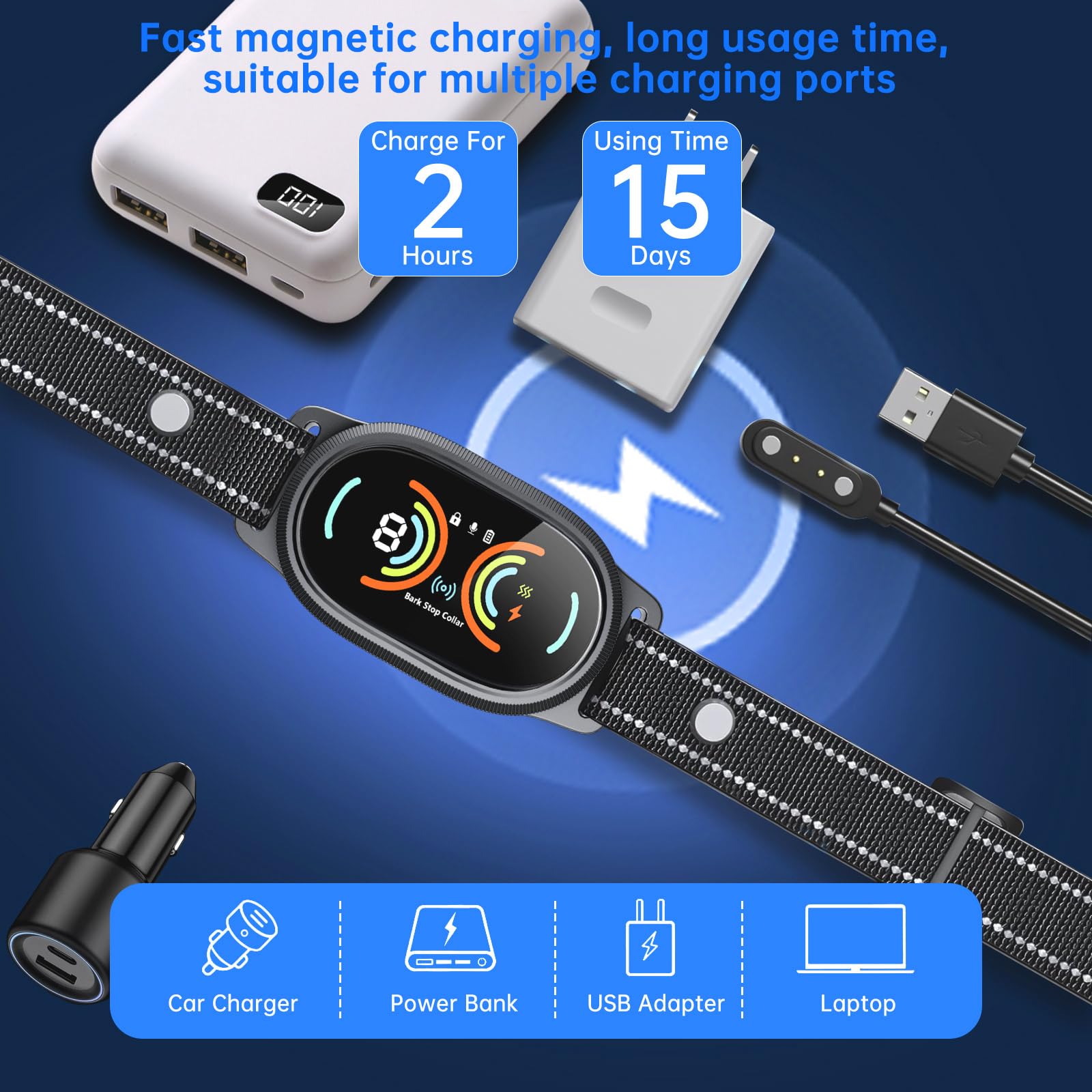 AI bark recognition on Smoothway collar reduces false triggers for accurate training cues.