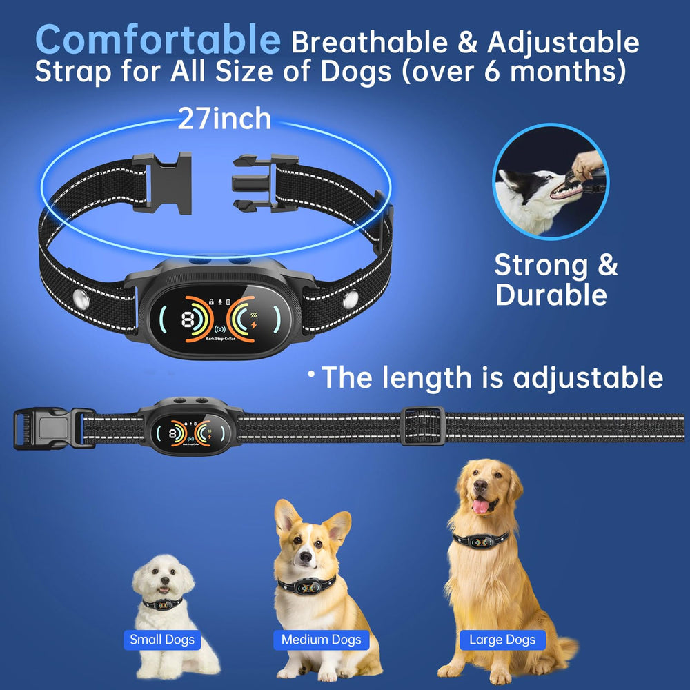 Smoothway collar sensitivity dial allows tailored corrections for your dog.