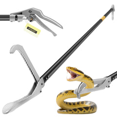 SMOQIO snake grabber tool 59in front view shows long reach for safe handling
