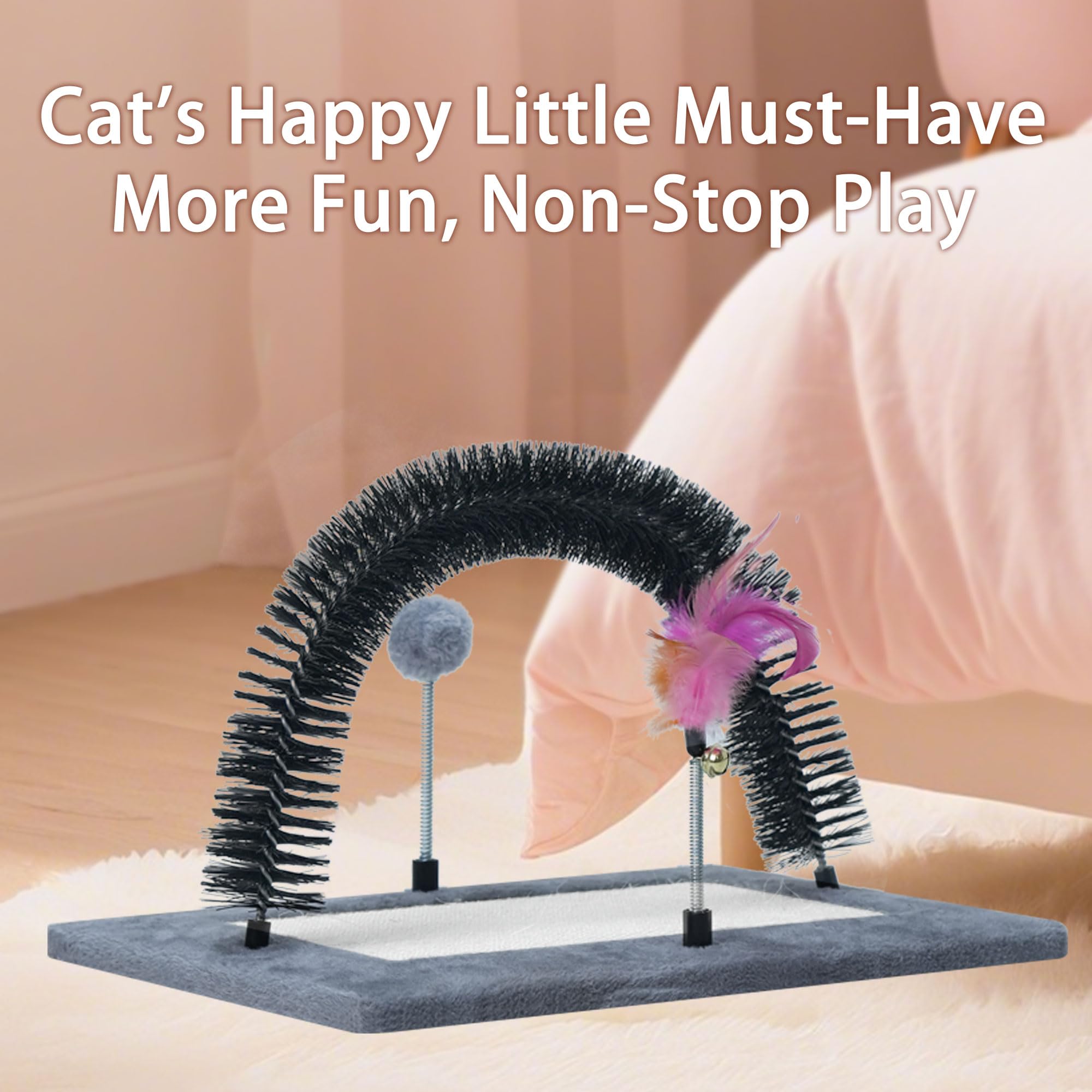 Smouatou durable sisal wrap on the scratch surface for longevity